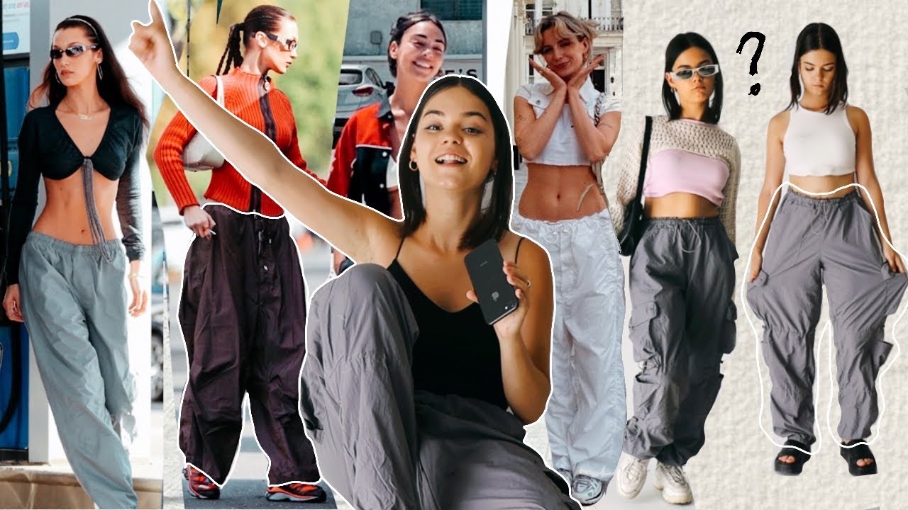 how to style the trendy parachute pants... & WHY they've had a comeback