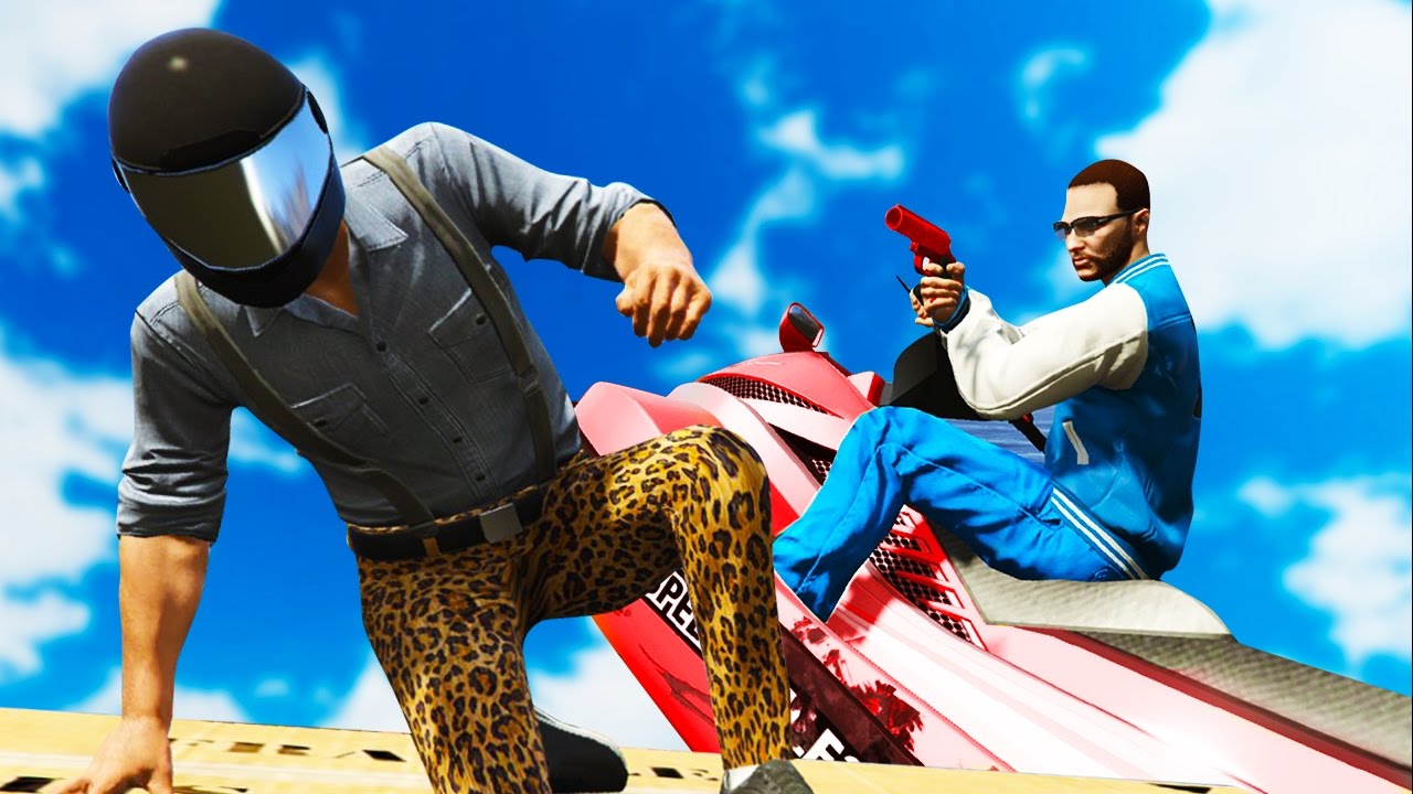 GTA 5 Funny Moments - DEATH BY JETSKI! (Funny Moments GTA 5)