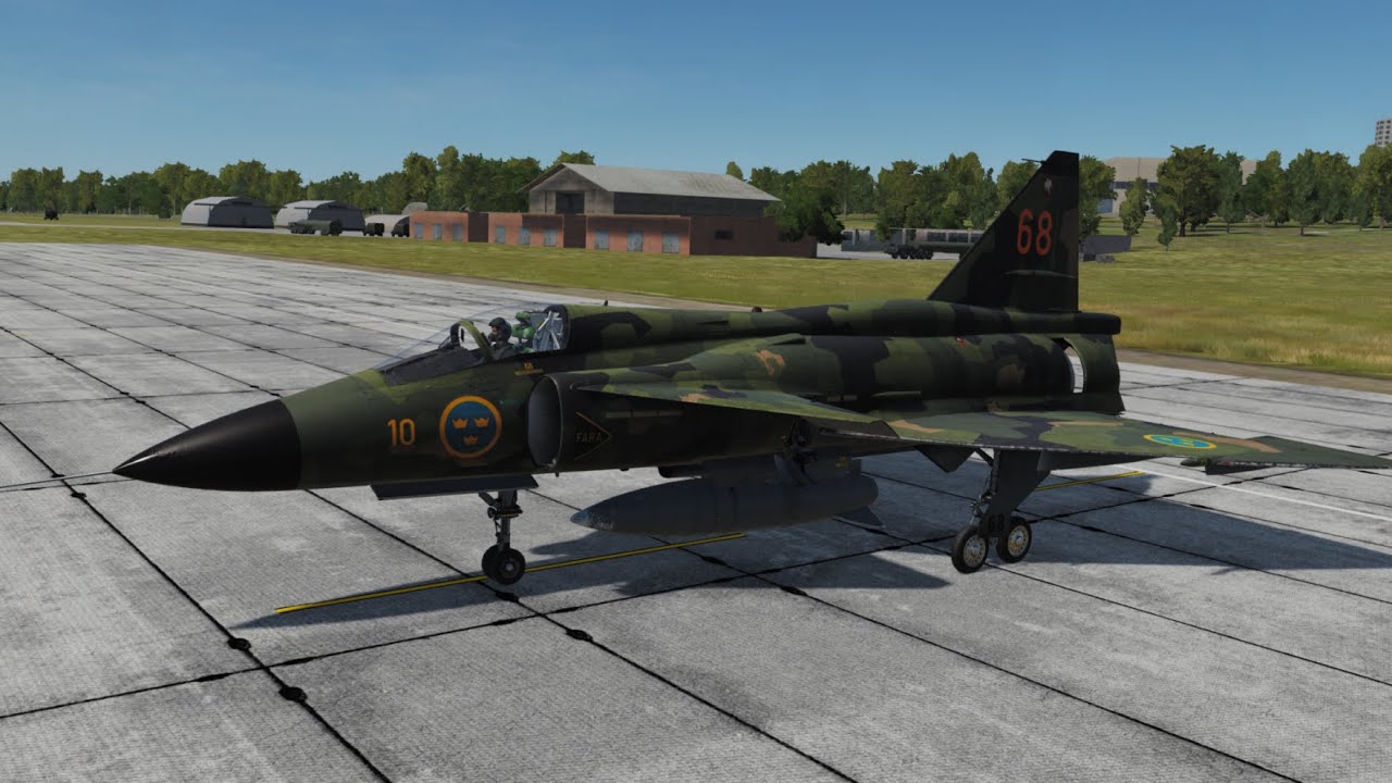 DCS:AJS37 Viggen Motorstart