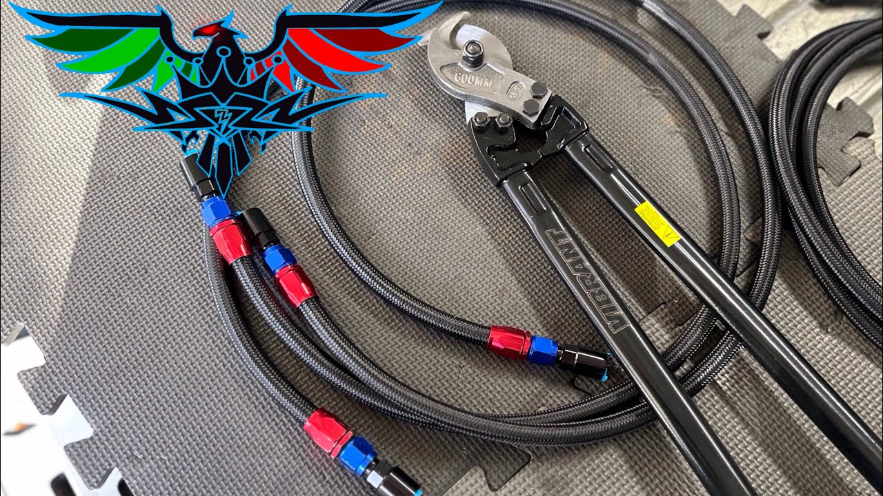 Cut Braided Steel fuel lines Fast and Clean!!