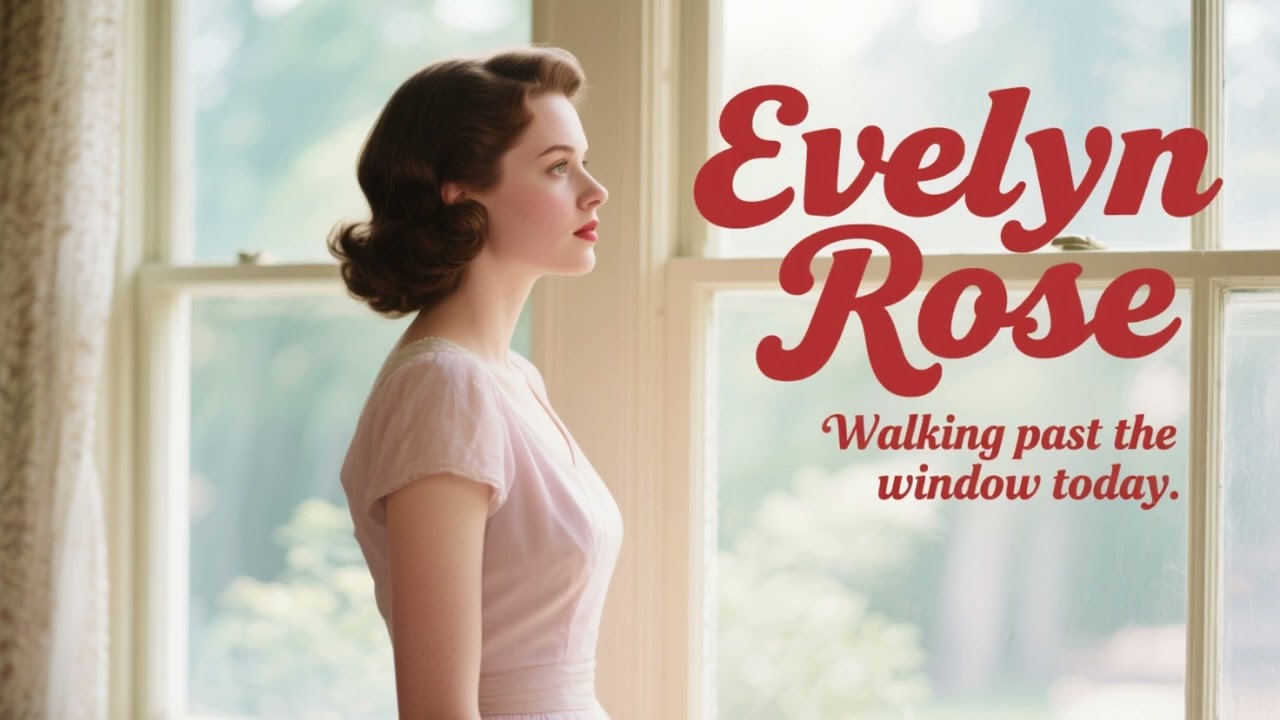 Walking Past The Window -  Evelyn Rose | 1961 | Romance Pop Ballad 60s | Love Song