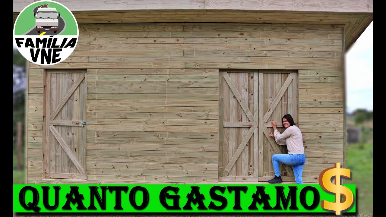 QUANTO CUSTA FAZER MINI CASA DE MADEIRA - Faça Você Mesmo - DIY