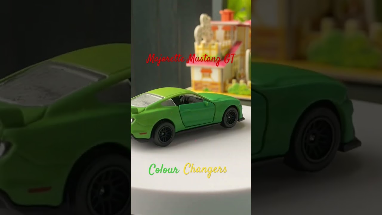 Majorette diecast Mustang Gt time lapse colour change #majorettediecast#majorette #mustang#mustanggt