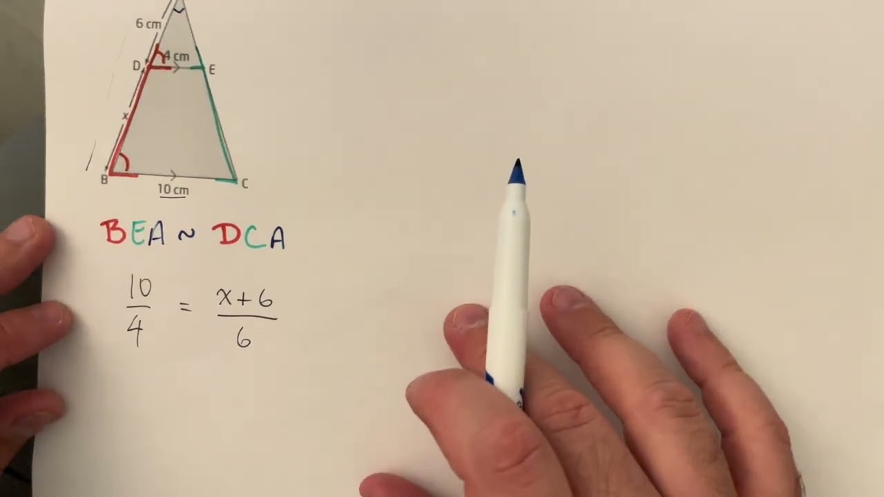 Similar Triangles 7b Cross Mult