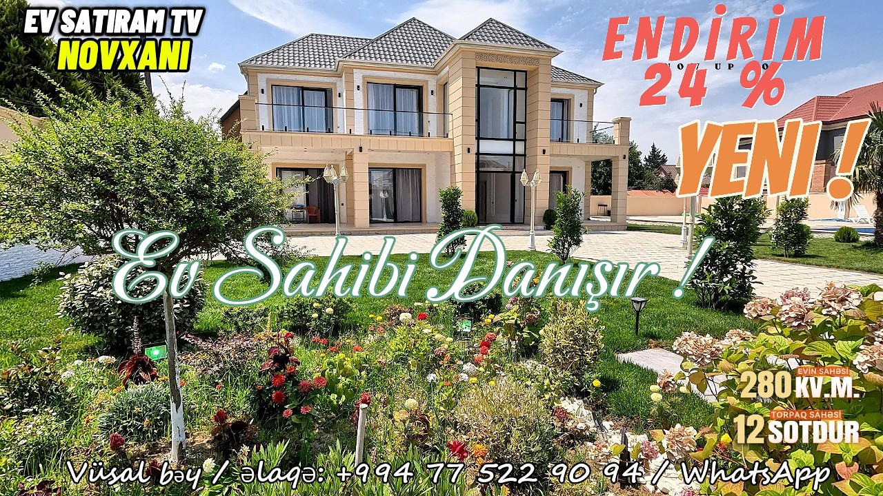 🎤 Ev Sahibi Özü Danışır!🏡 Moskvada Yaşayan Həmyerlimizin Arzu Evi – İndi 24% Endirimlə!🔥 Novxanıda