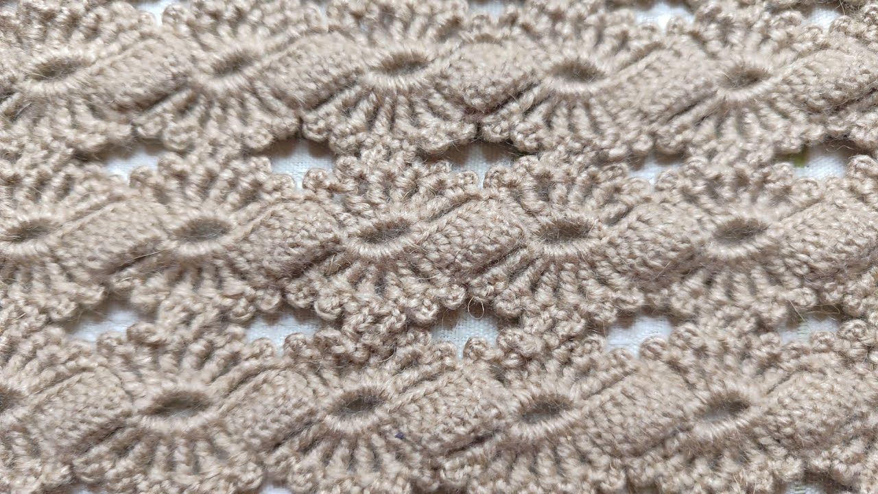 Hermosa🤩 puntada a crochet🧶 facil de hacer 🤍