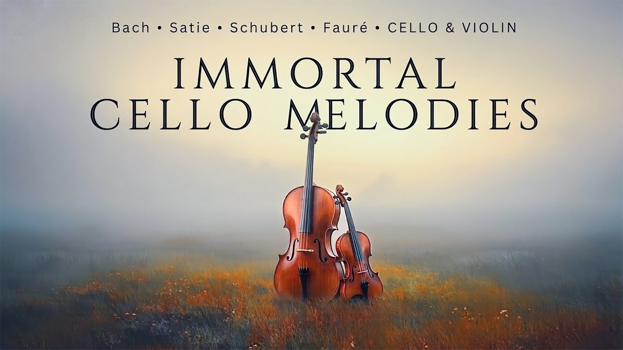 (no ads) 15 Most Listened To Cello & Violin Classical Masterpieces of All Time. Bach, Satie, Fauré