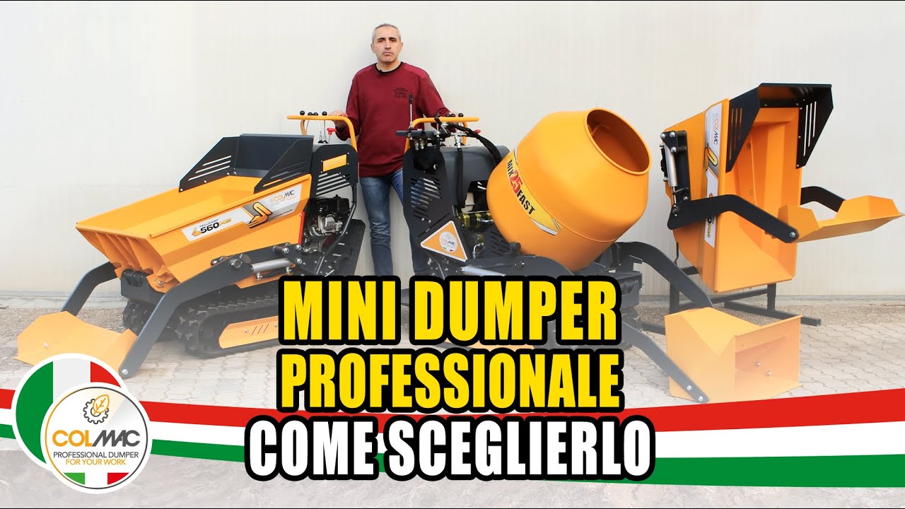 Mini dumper: guida all'acquisto