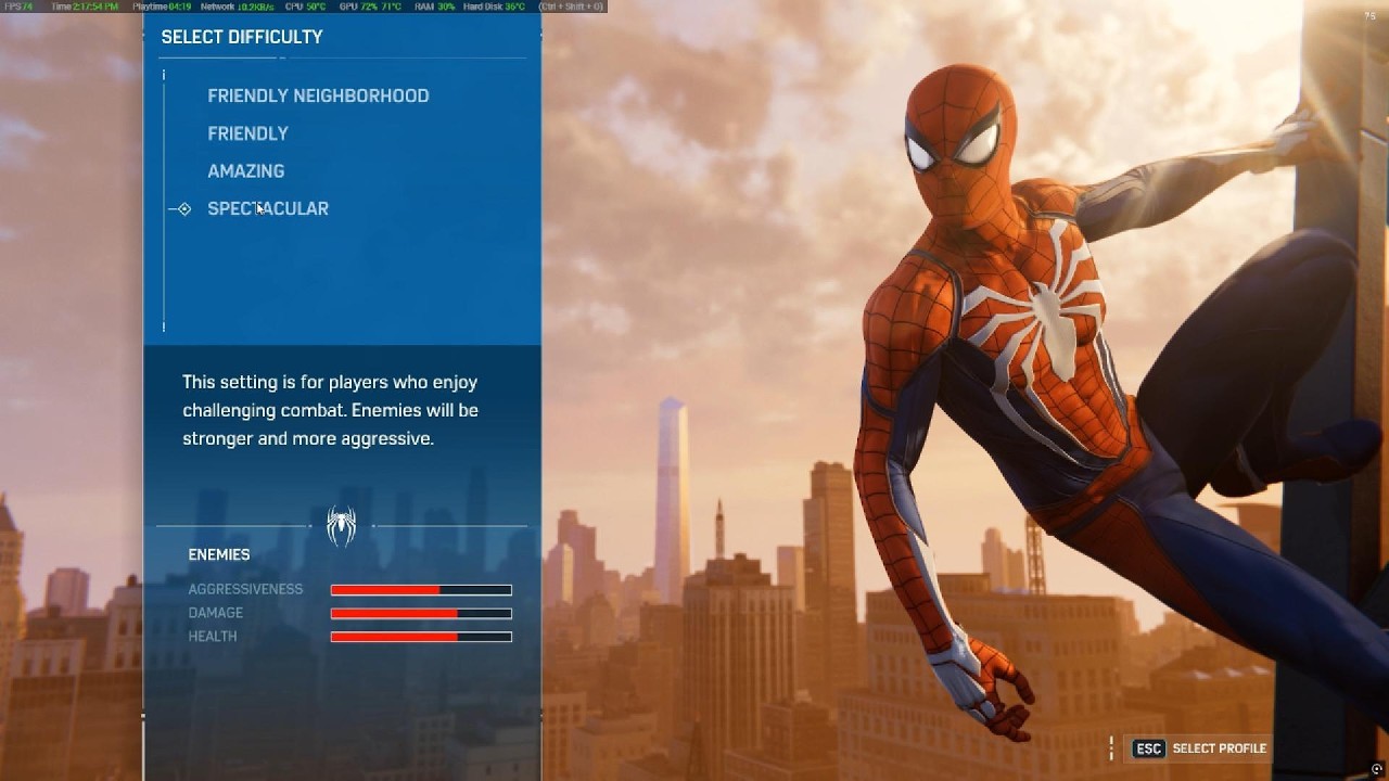 PC Game Spiderman Remastard Outclass Graphic Mission1