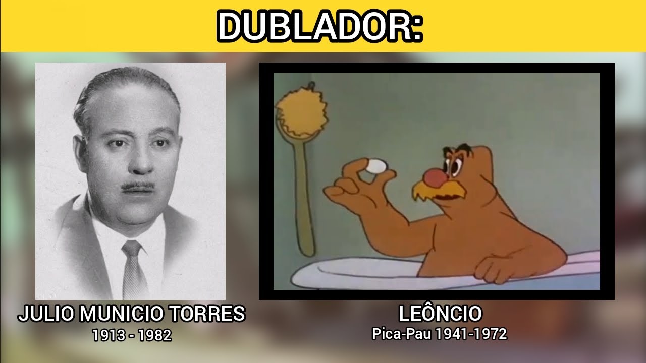 Homenagem ao dublador Julio Municio Torres