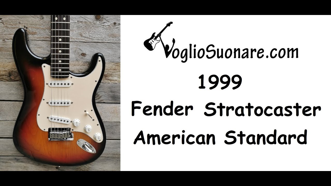 Fender Stratocaster American Standard 1999 Sunburst