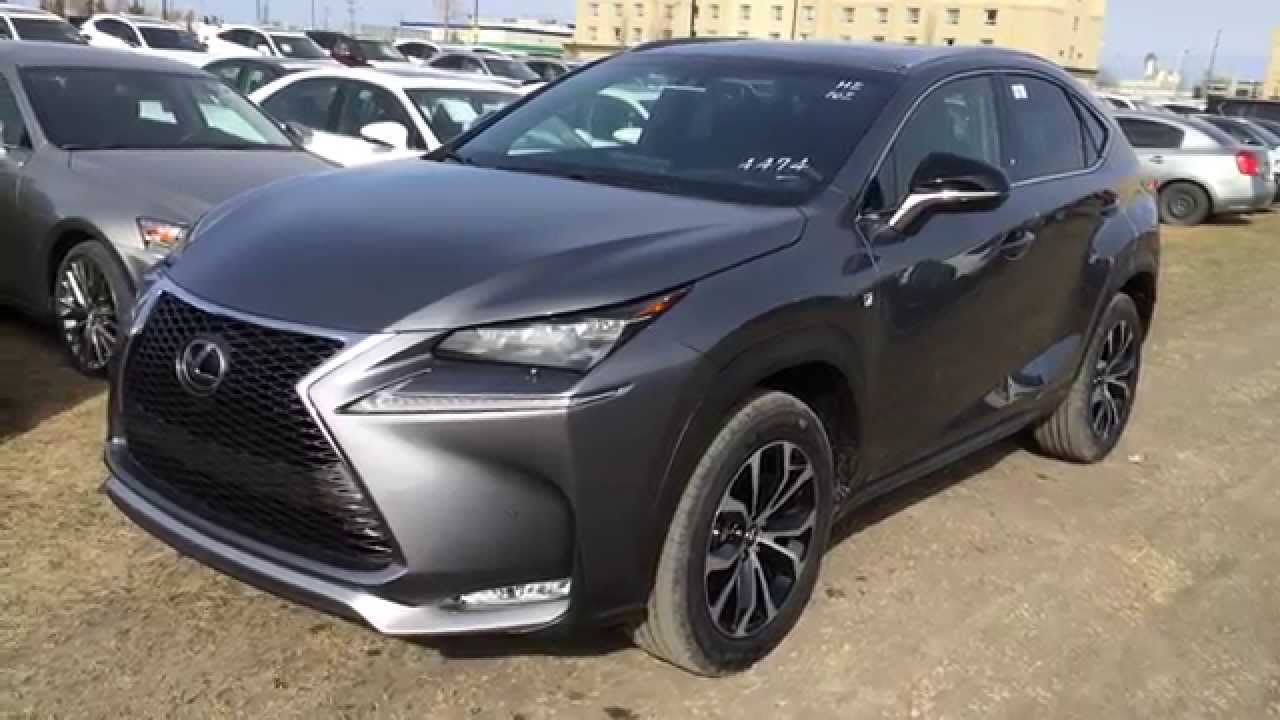 New Grey on Black 2015 Lexus NX 200t AWD - F Sport Series 2 Review | Lexus of Edmonton New