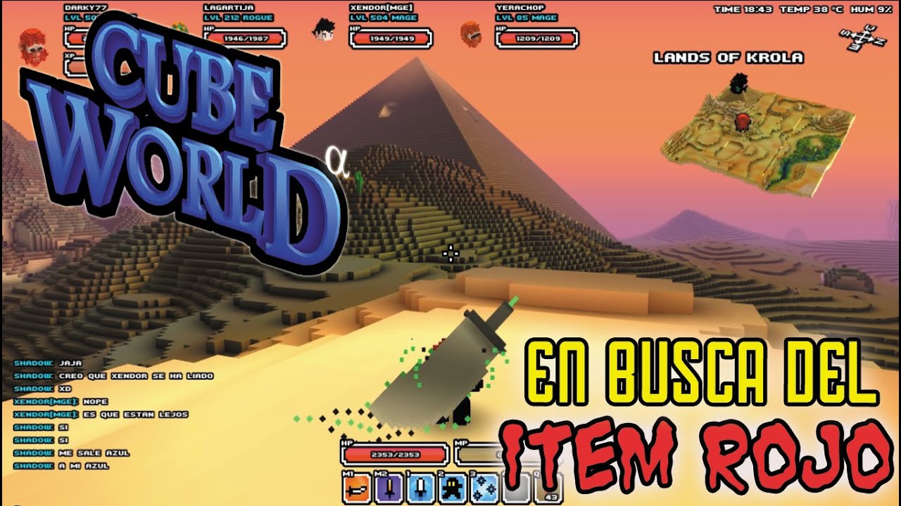 CUBE WORLD: En busca del ITEM ROJO