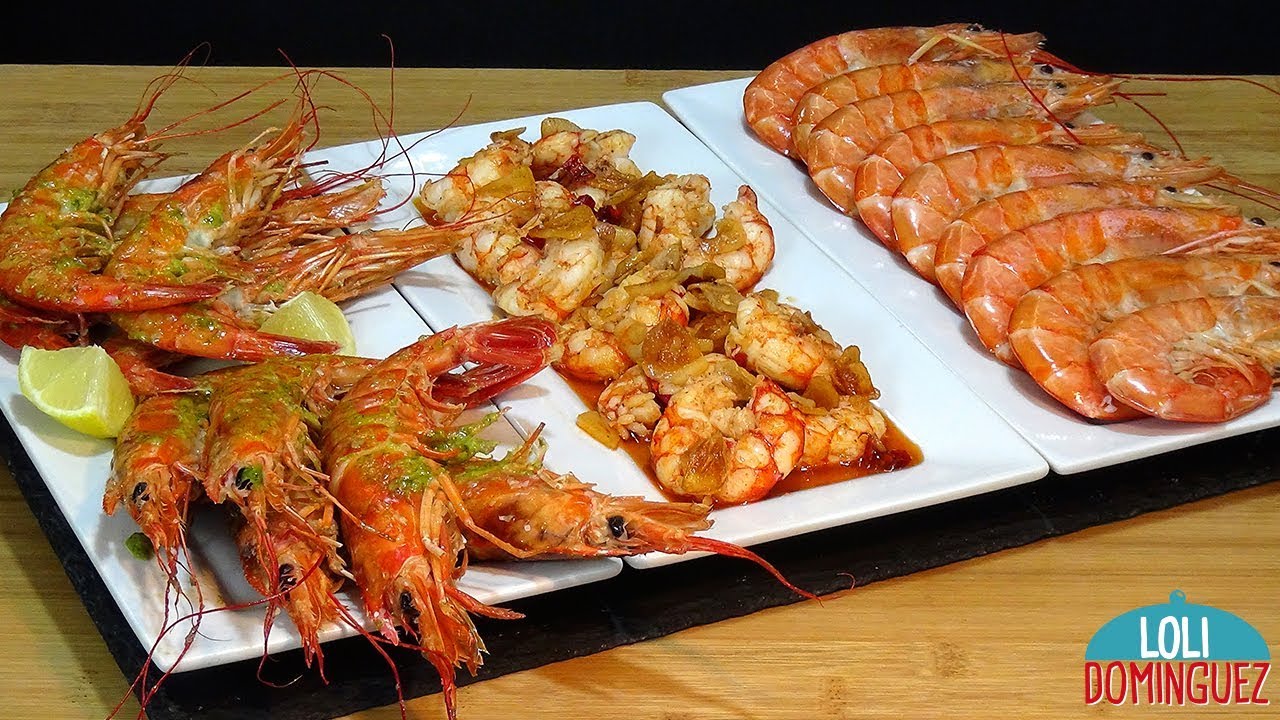 LAS 3 MEJORES RECETAS DE GAMBAS PARA NAVIDAD O FIN DE AÑO. Loli Domínguez - Recetas paso a paso.
