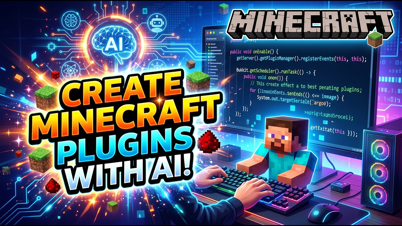 Create Minecraft Plugins with AI! (No Coding Required) 🤖🔥