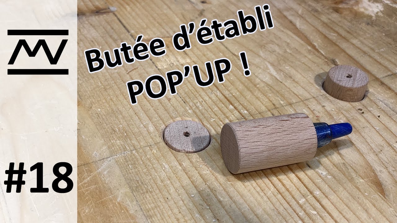 Butée d'établi Pop'up ! // Pop up bench dog