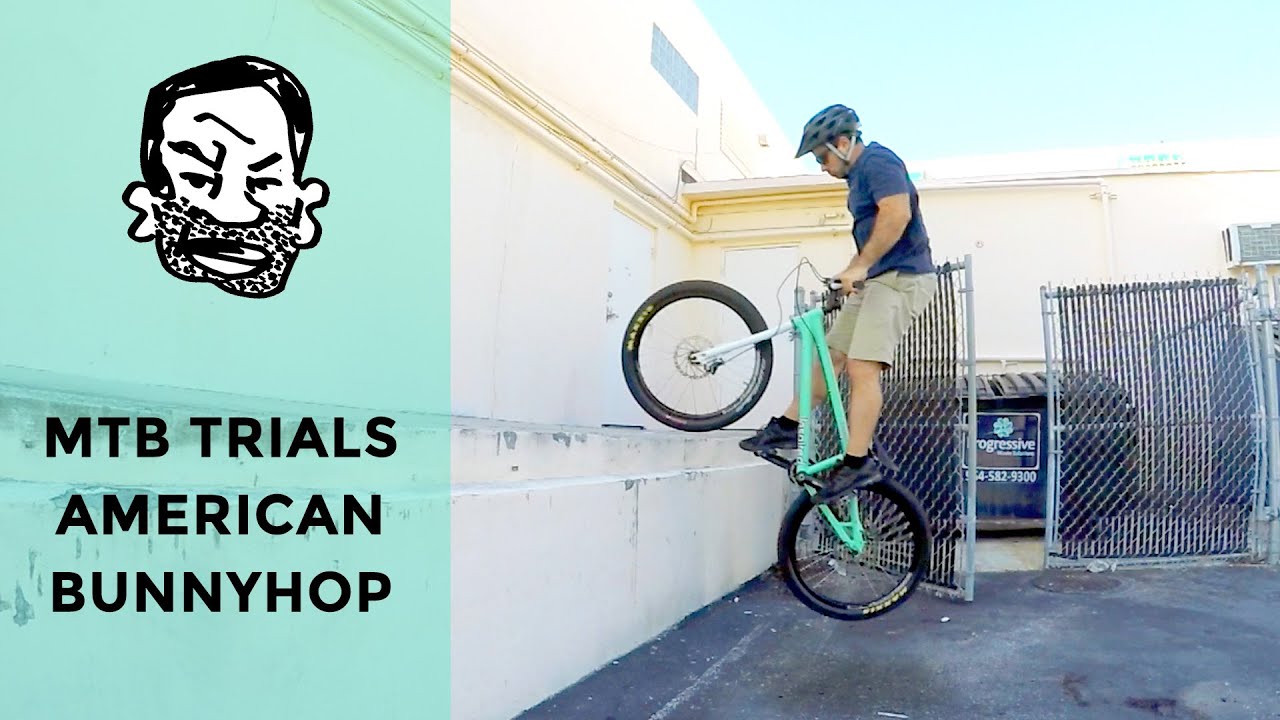 How to American bunnyhop a trials bike - MTB Trials for beginners