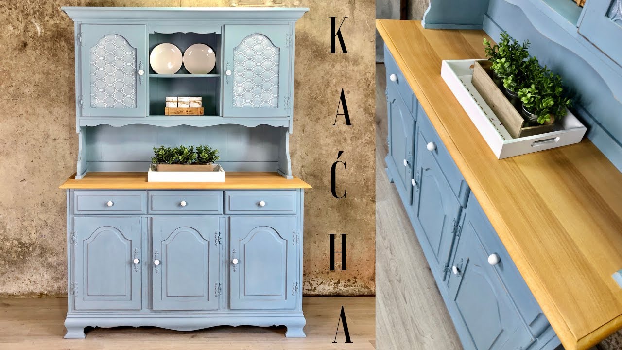 How to Chalk Paint Furniture and Glass