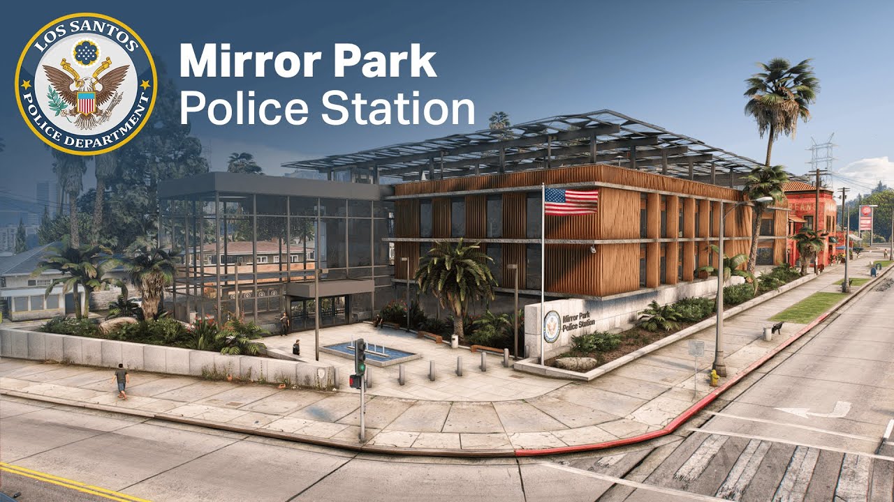 FiveM Map | Mirror Park Police Station 👮‍♂️ | Trailer
