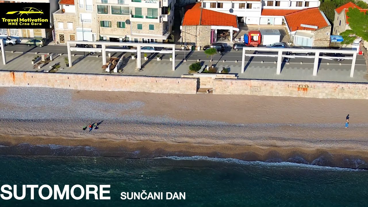 SUTOMORE kao da je proljeće, sunčani dan u Januaru 2026 - SUTOMORE Town Aerial View in 4K