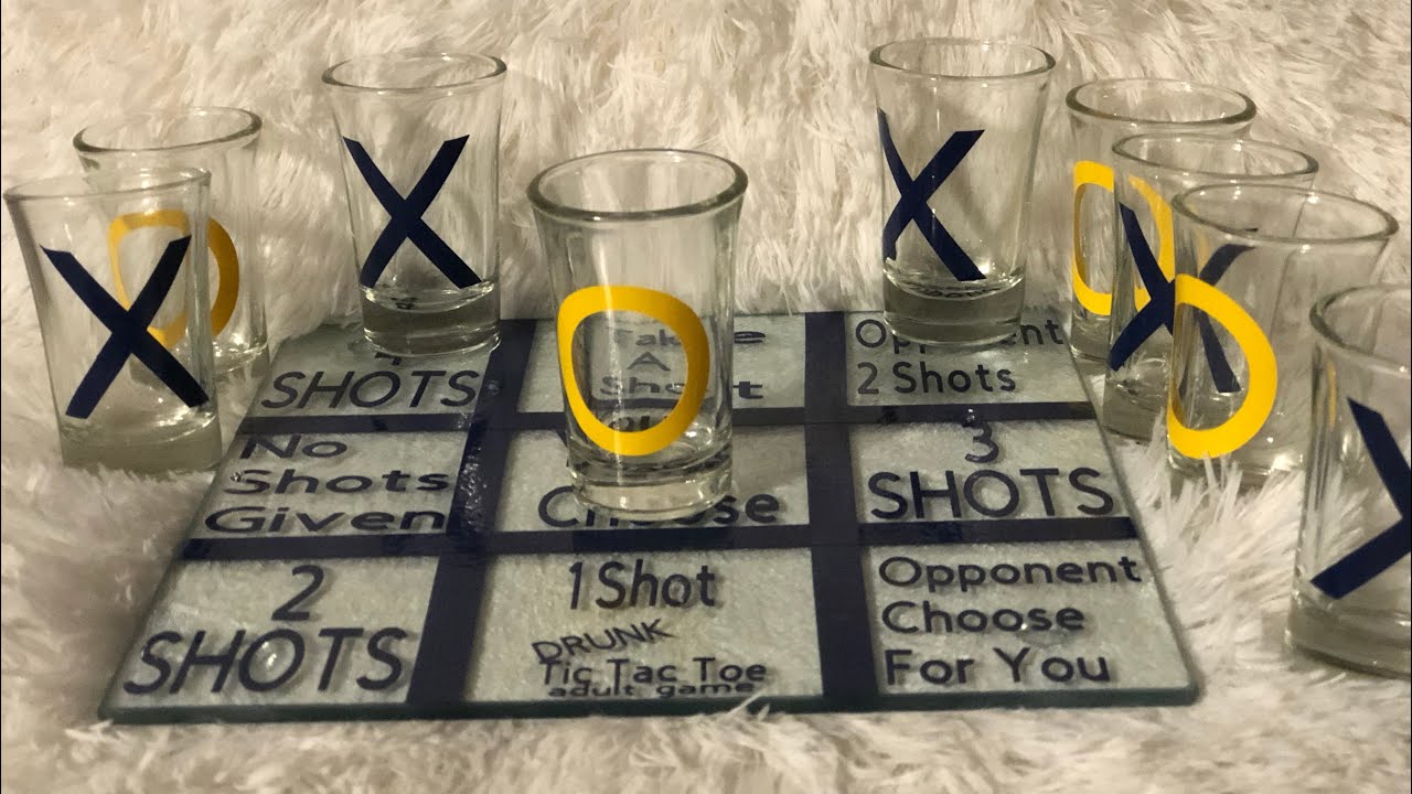 Dollar Tree DIY | Drunk Tic Tac Toe Tutorial | Last minute Adults Only gift idea