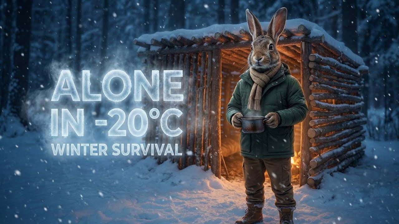 Outdoor Rabbit — Solo Winter Camping in a Snowstorm