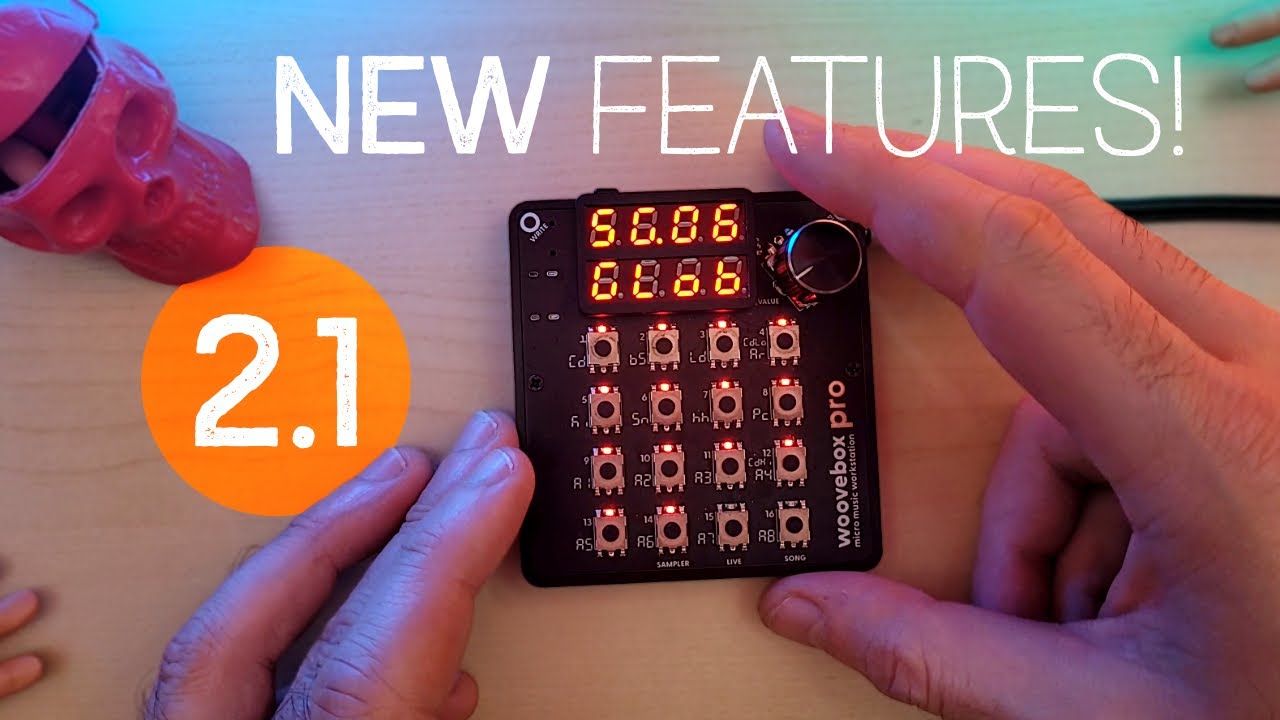 Woovebox 2.1 Firmware Update! New Sampler Options & More