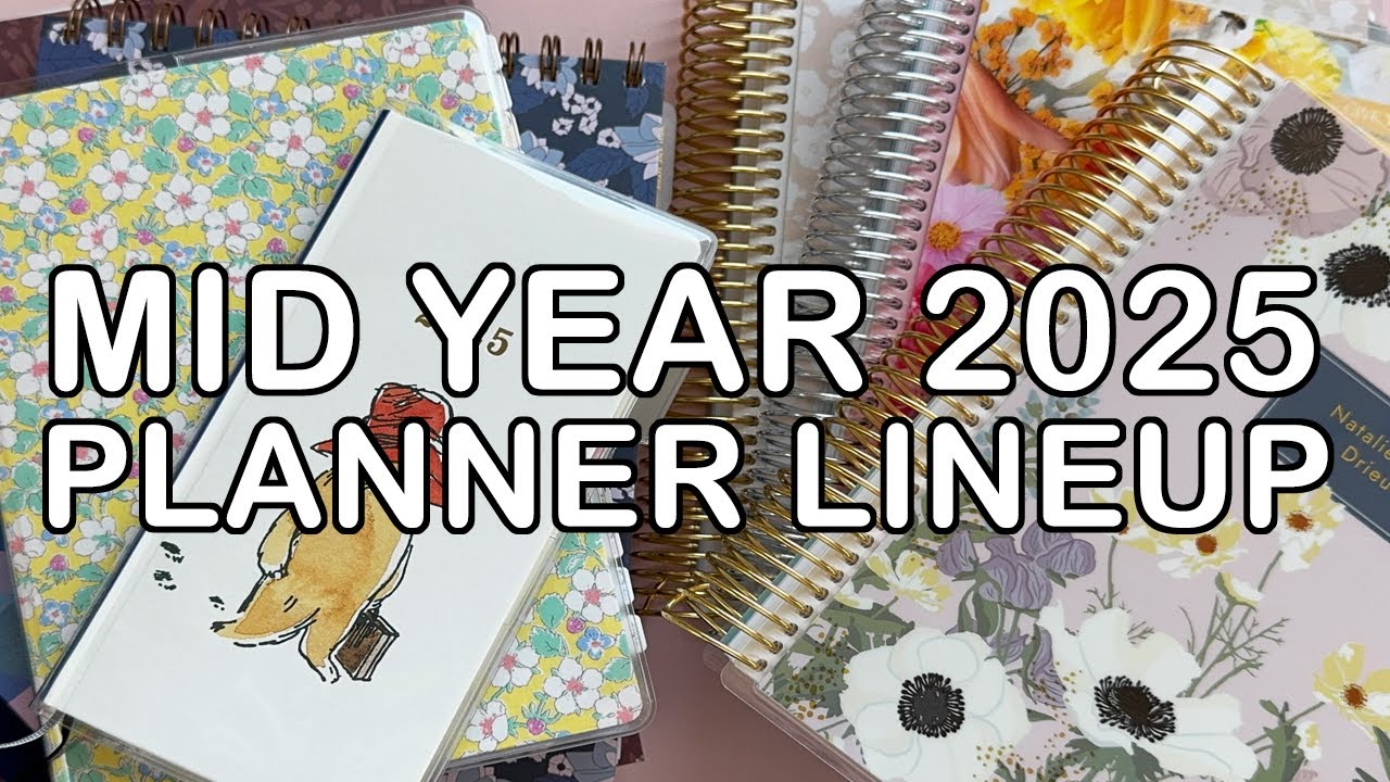 Mid-Year 2025 Planner & Journal Lineup | Erin Condren, Laurel Denise, MäksēLife & Hobonichi