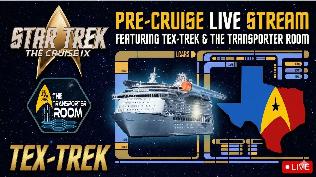 The Transporter Room & Tex-Trek Pre-Cruise Live! 📱
