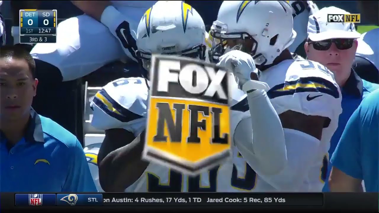 Lions vs Chargers 2015 Full Game
