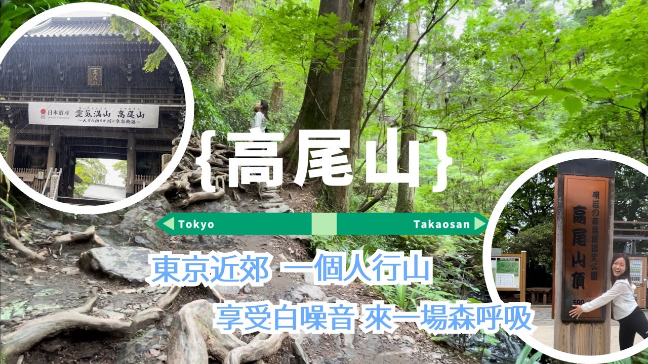 東京行山 | 一個人到充滿靈氣 又屬於日本遺產的高尾山行山⛰️ 享受白噪音 | 從帶點挑戰性的6號路線上山 再從最受歡迎的一號路線下山 | 東京近郊 | Sin遊Vlog | Tokyo Hiking
