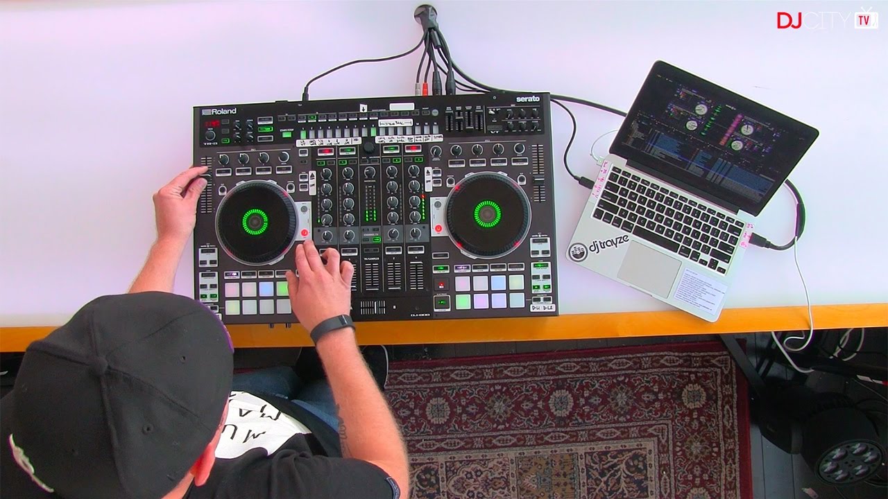Trayze Performs With Roland and Serato's DJ-808 Controller, Part 2
