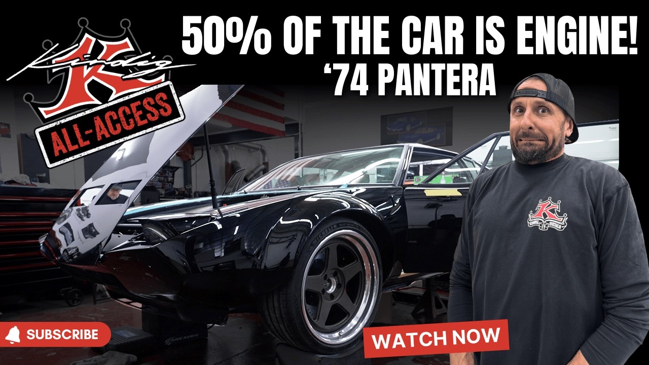 50% of the car is ENGINE!