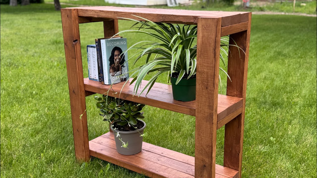 DIY - Build A Book Shelf 2x4's 