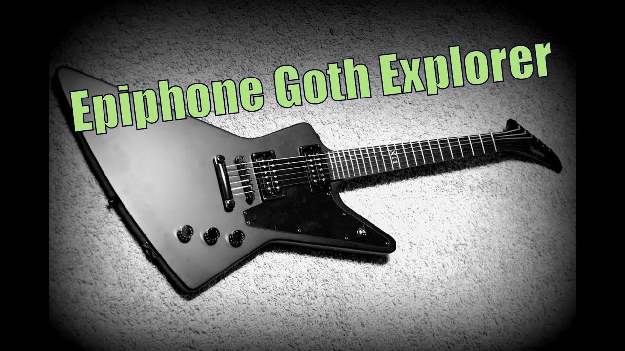 My new Guitar | Epiphone '58 Explorer Goth