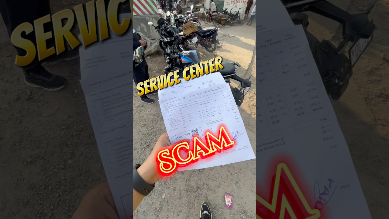 SERVICE CENTRE SCAM 😡#servicecenterscam #heroxtreme125r #heroservicecentre