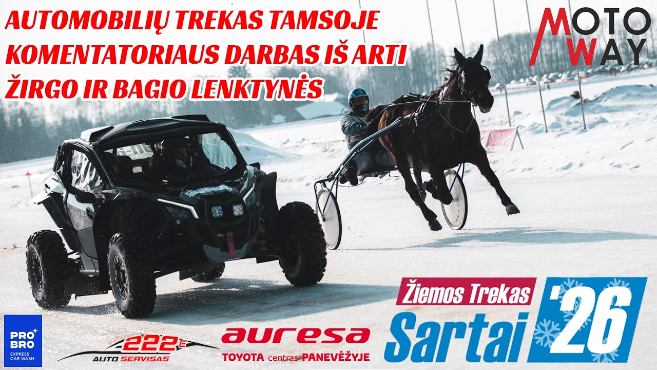 MARKELEVIČIUS #219 ŽIEMOS TREKAS SARTAI 2026 LEGENDINIAME DUSETŲ HIPODROME