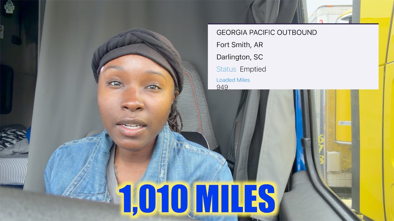 FEMALE TRUCKER VLOG| 1,000 MILE DIXIE LOAD FROM ARKANSAS TO SOUTH CAROLINA
