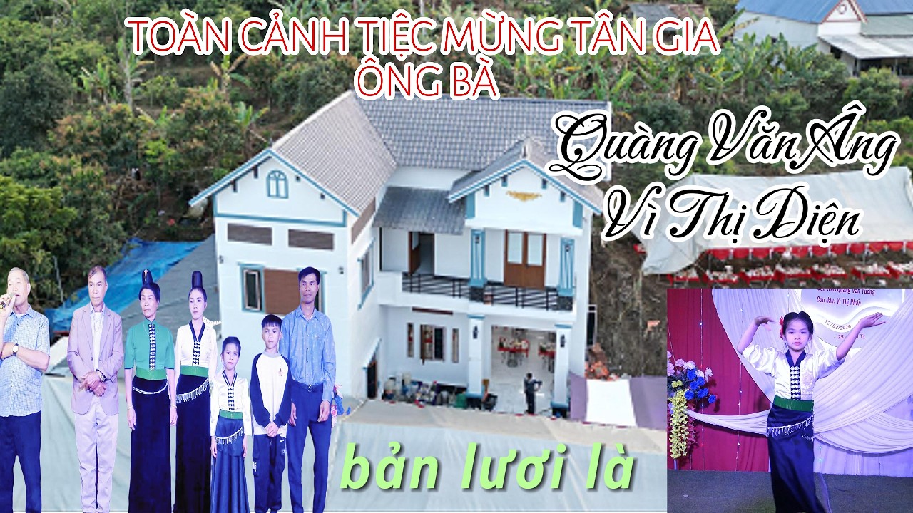 TIỆC MỪNG TÂN GIA ĐẠI CÁT ÔNG BÀ ANH CHỊ Q TƯỚNG &  VÌ PHẤN BẢN LƯƠI LÀ @nhipdieutv