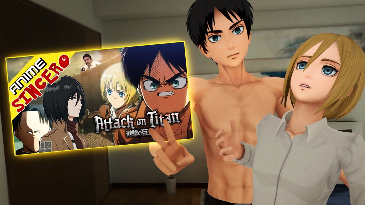 EREN E HISTORIA REAGEM A Attack on Titan | Anime Sincero (AOT VR)