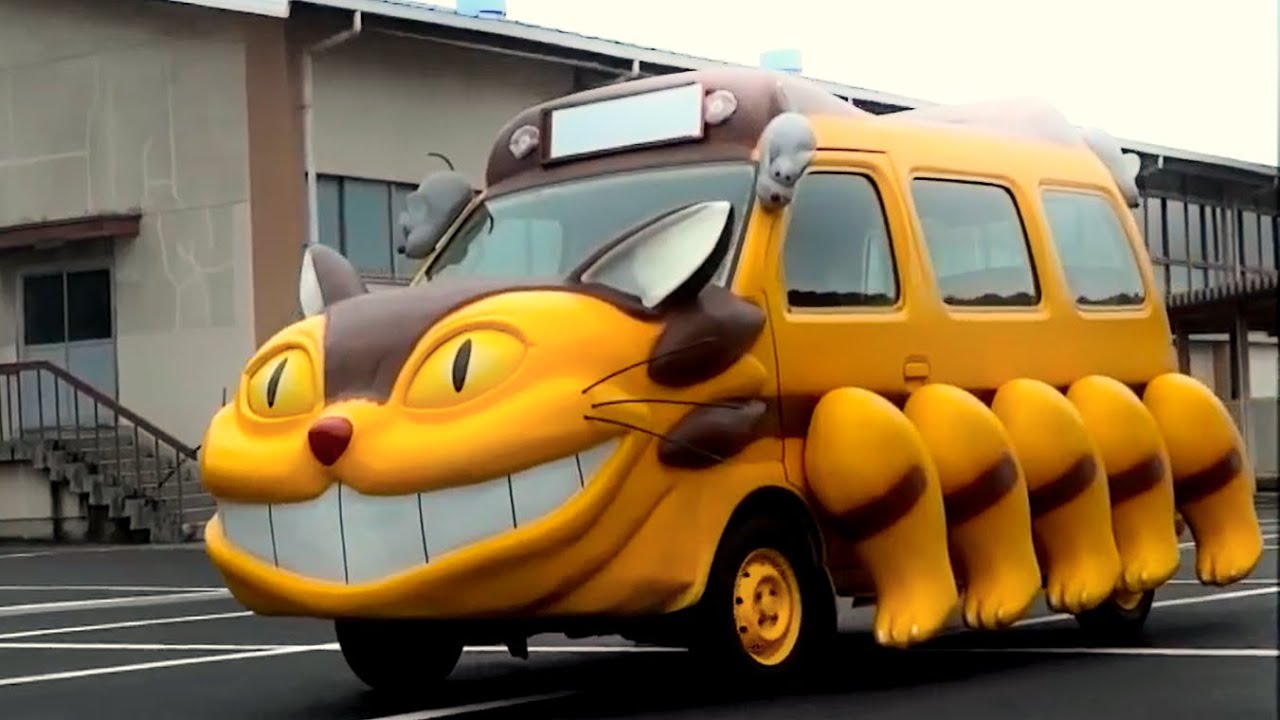 【ネコバス】Realistic-looking Catbus