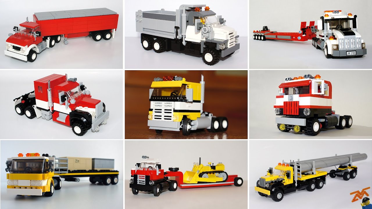 Classic US Lego Trucks (фото-обзор)