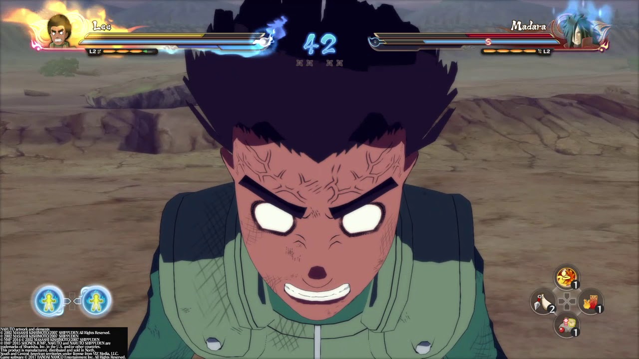 Naruto Shippuden Ultimate Ninja Storm 4 : Rock Lee VS Madara Uchiha (Super Hard)