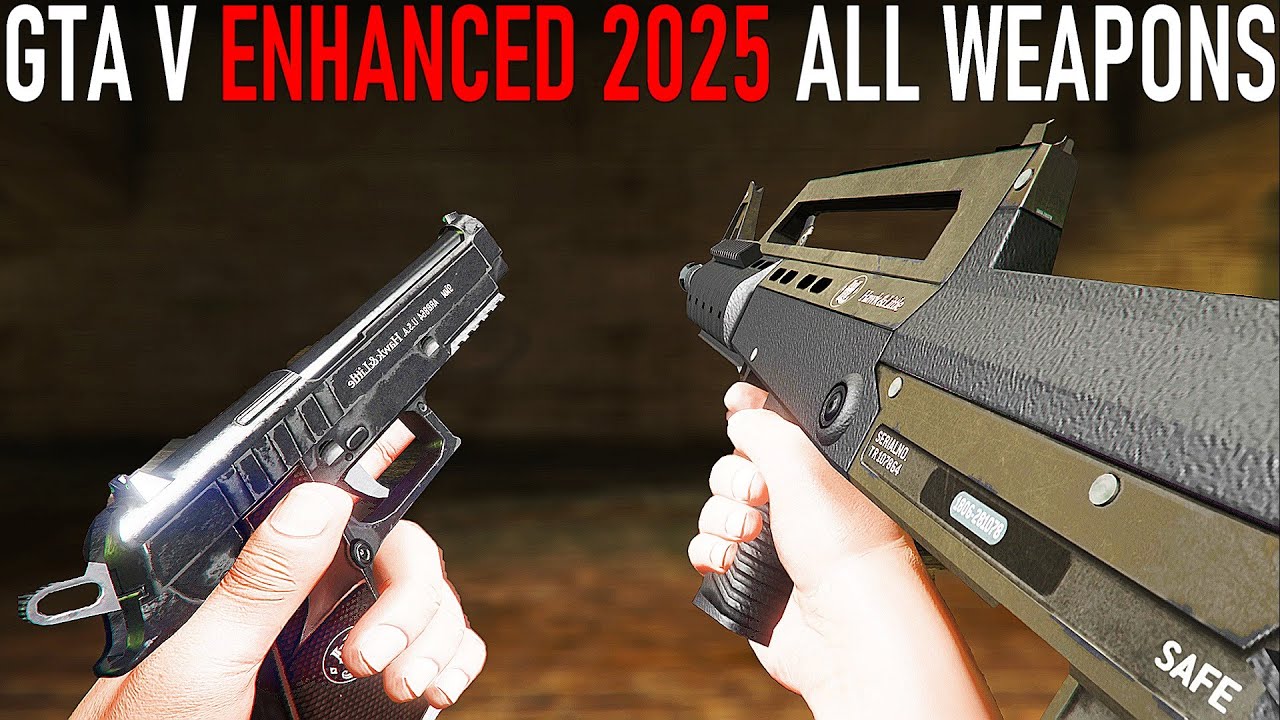 GTA V Enhanced All Weapons 2025