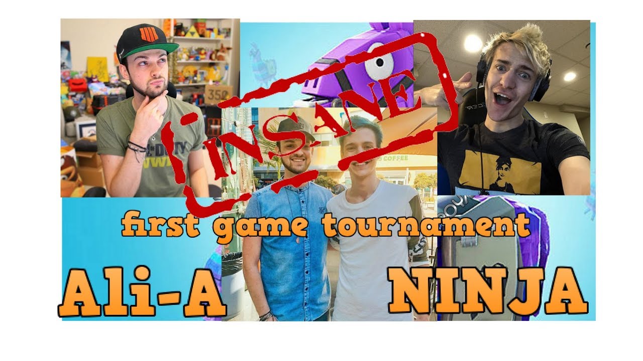 Ninja and Ali A First game Play E3 NEW FORTNITE TOURNAMENT