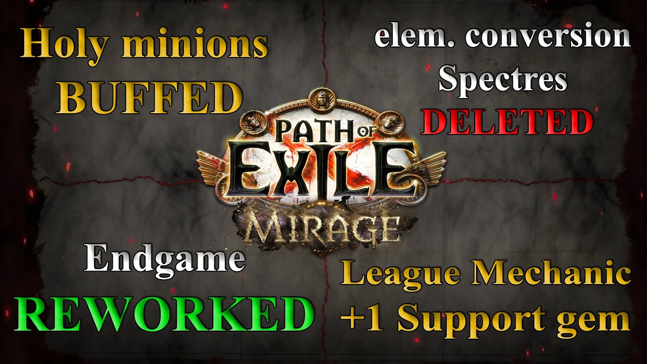 PoE 3.28 (Mirage) - What's happening to minions in the new league?