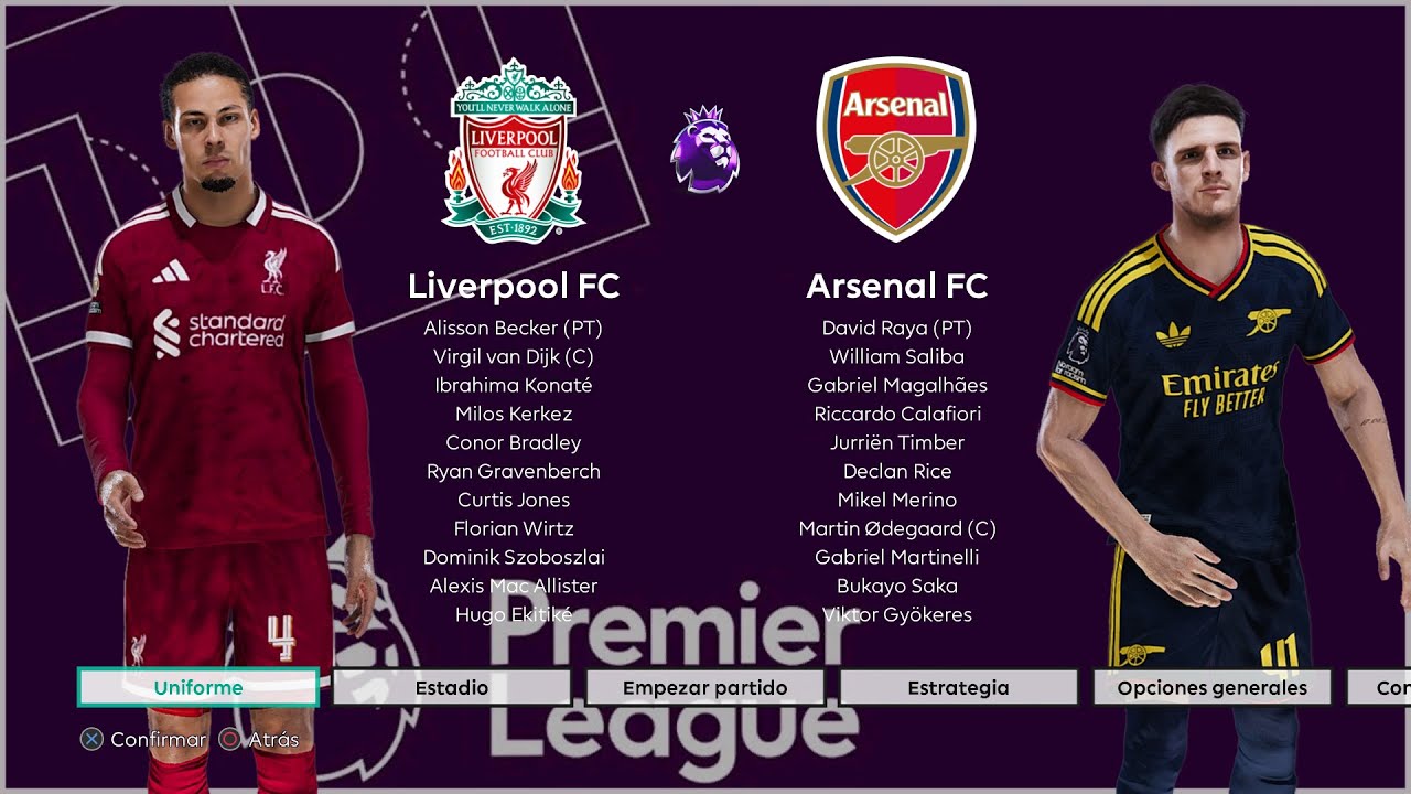 Smoke Patch FL 26 Liverpool vs Arsenal Premier League 26 Gameplay