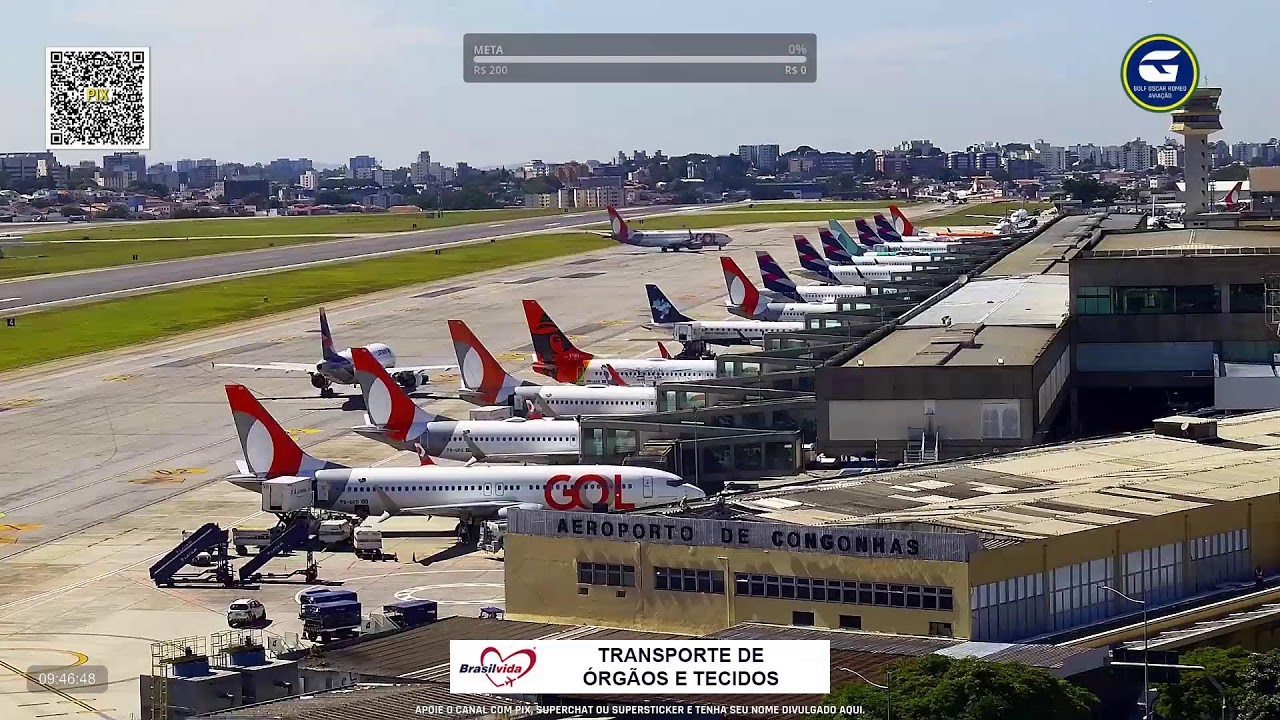 SBSP LIVE #2 - Aeroporto de São Paulo AO VIVO - CGH Airport - 12/02 Noite