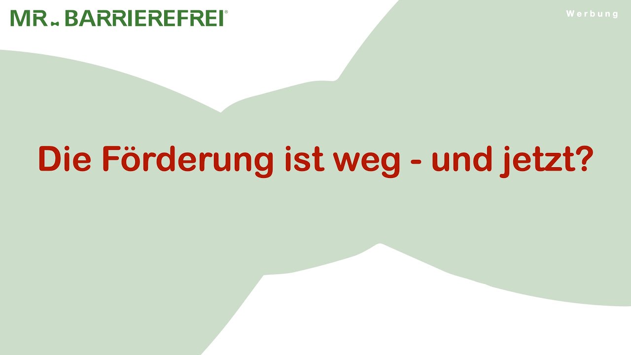 Die F&ouml;rderung ist weg - und jetzt?