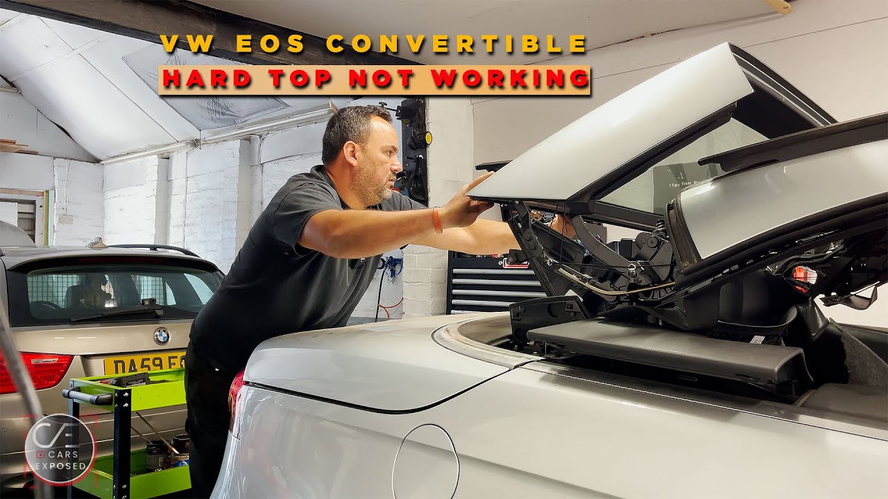 VW Eos Convertible Roof Not Working FIX | fault code 02805 System malfunction